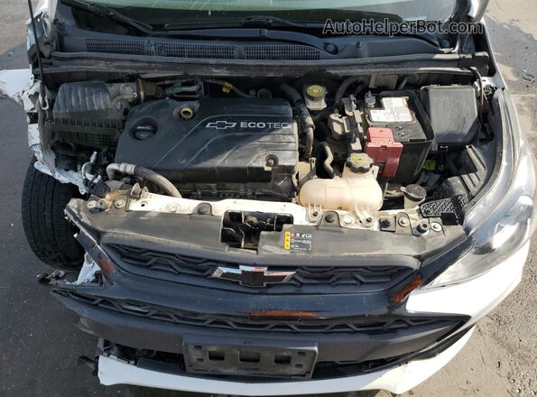 KL8CD6SA4MC728184 2021 CHEVROLET SPARK Белый Вид задней части салона