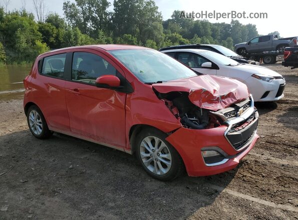 KL8CD6SA7MC746873 2021 CHEVROLET SPARK Red წინა მარჯვენა
