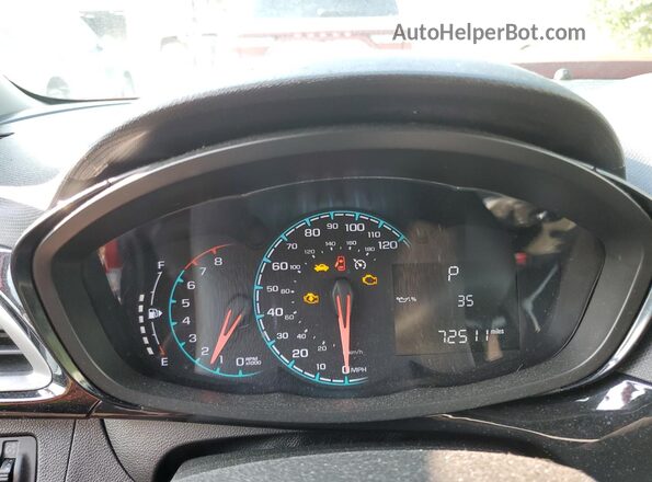 KL8CD6SA7MC746873 2021 CHEVROLET SPARK Red ხელსაწყოთა პანელის ხედი