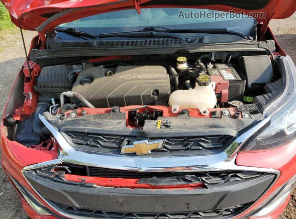 KL8CD6SA7MC746873 2021 CHEVROLET SPARK Red უკანა სალონის ხედი