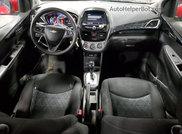 KL8CD6SA9LC458545 2020 CHEVROLET SPARK Red Dashboard view