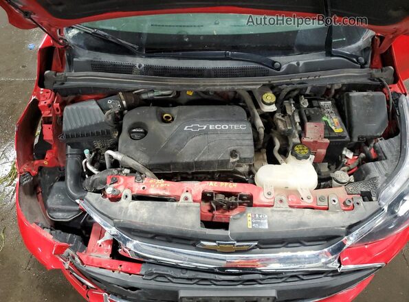 KL8CD6SA9LC458545 2020 CHEVROLET SPARK Red Engine compartment view