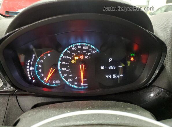 KL8CD6SA9LC458545 2020 CHEVROLET SPARK Red Instrument cluster view