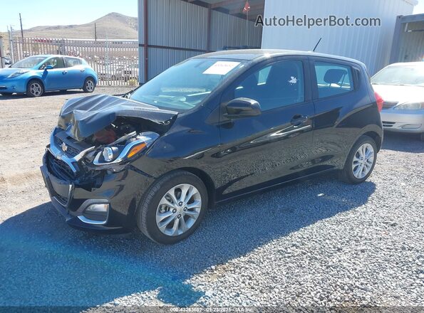 KL8CD6SAXMC726634 2021 CHEVROLET SPARK Black Առջևի ձախ երեք քառորդ տեսարան