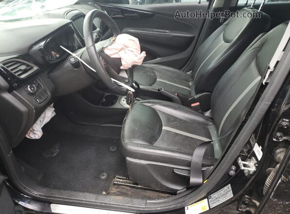 KL8CH6SA4MC708988 2021 CHEVROLET SPARK Black Widok wnętrza z przodu