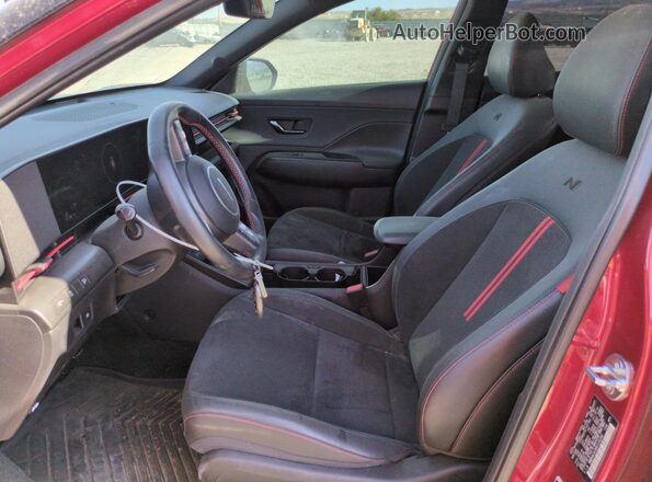 KM8HACA38RU135240 2024 HYUNDAI KONA Red Սալոնի դիմացի տեսք