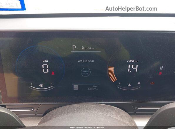 KM8HB3AB0RU083798 2024 HYUNDAI KONA Gray Vista de los asientos traseros