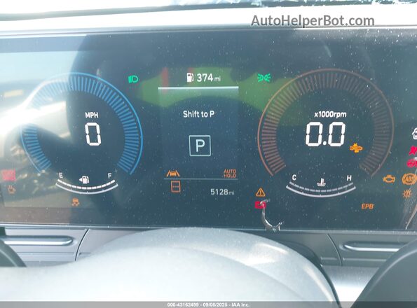 KM8HBCAB4SU342475 2025 HYUNDAI KONA White Вид задніх сидінь