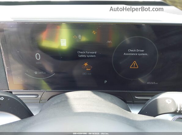 KM8HC3AB2RU105460 2024 HYUNDAI KONA Gray Vista de los asientos traseros