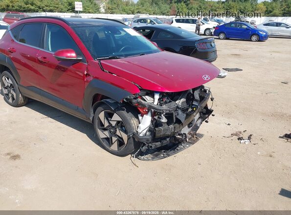 KM8HECA32RU044680 2024 HYUNDAI KONA Red წინა ხედი