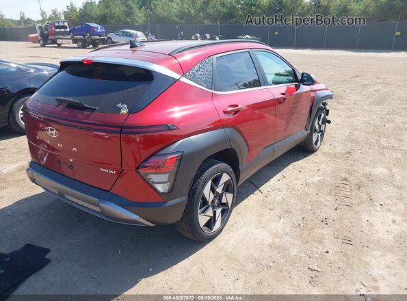 KM8HECA32RU044680 2024 HYUNDAI KONA Red უკანა მარჯვენა