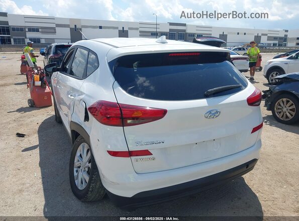 KM8J23A40MU300892 2021 HYUNDAI TUCSON Белый Задняя левая четверть