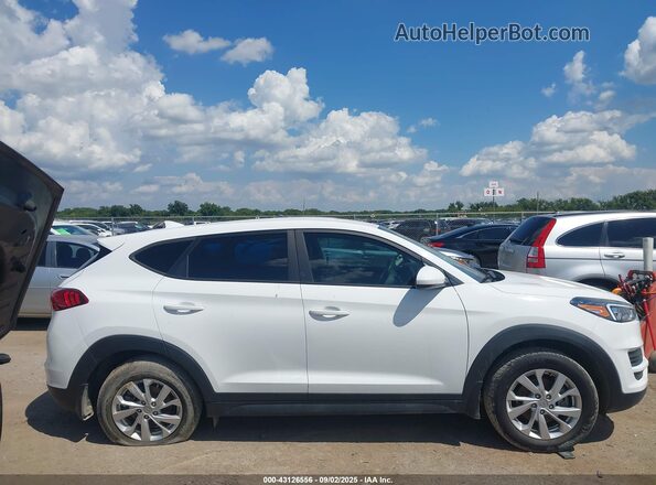 KM8J23A40MU300892 2021 HYUNDAI TUCSON Белый Вид задней части салона