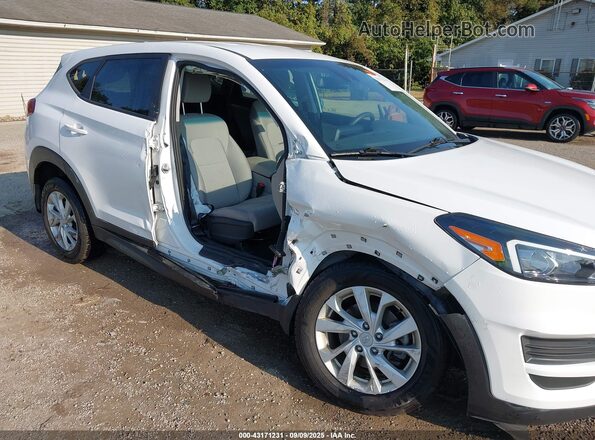 KM8J23A45LU159333 2020 HYUNDAI TUCSON White Вид спереду