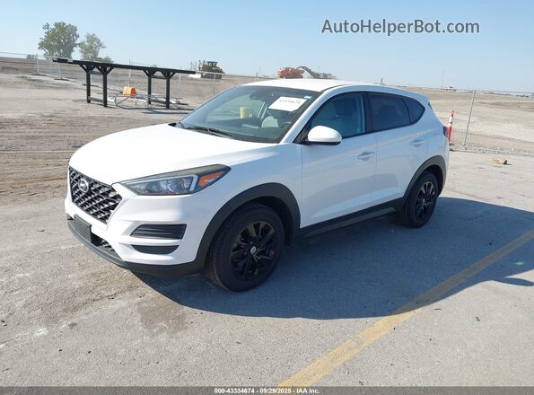 KM8J2CA41LU159538 2020 HYUNDAI TUCSON White წინა მარცხენა ხედი სამი მეოთხედიდან