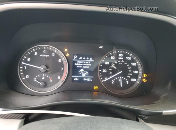 KM8J2CA42MU292004 2021 HYUNDAI TUCSON Gray Vista del cuadro de instrumentos