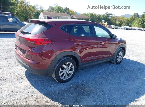 KM8J2CA45LU221944 2020 HYUNDAI TUCSON Burgundy Trasero derecho