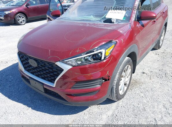 KM8J2CA45LU221944 2020 HYUNDAI TUCSON Burgundy Vista frontal