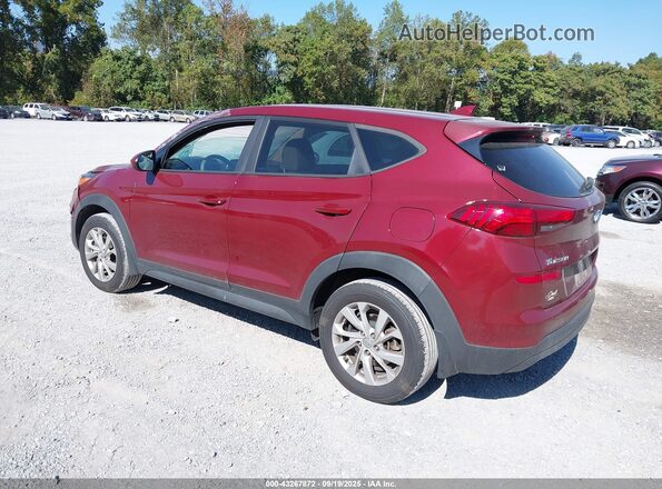 KM8J2CA45LU221944 2020 HYUNDAI TUCSON Burgundy Trasero izquierdo