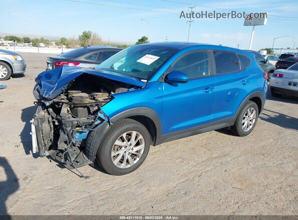 KM8J2CA46LU210810 2020 HYUNDAI TUCSON Синий Передняя левая четверть
