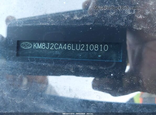 KM8J2CA46LU210810 2020 HYUNDAI TUCSON Синий Вид подкапотного пространства