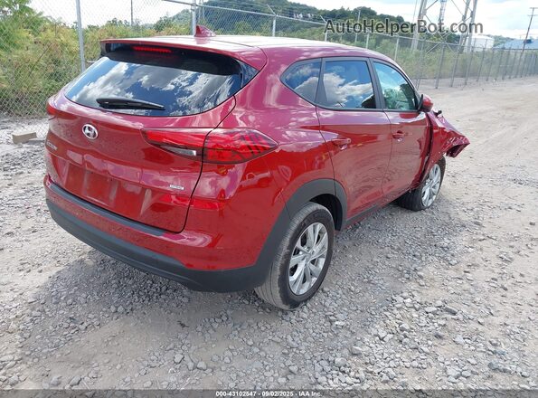 KM8J2CA4XMU386292 2021 HYUNDAI TUCSON Red უკანა მარჯვენა
