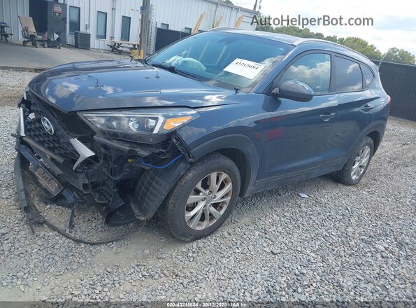 KM8J33A40LU106360 2020 HYUNDAI TUCSON Blue Vista tres cuartos delantera izquierda