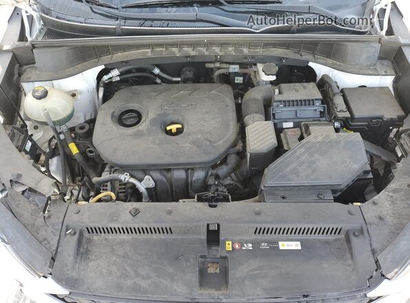 KM8J33A41LU262892 2020 HYUNDAI TUCSON White ძრავის განყოფილების ხედი