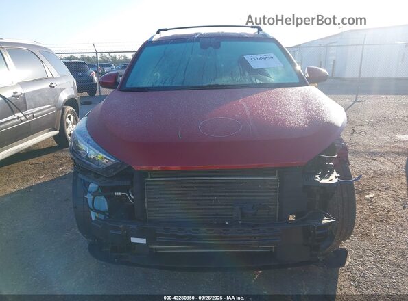 KM8J33A41MU381317 2021 HYUNDAI TUCSON Red ხელსაწყოთა პანელის ხედი