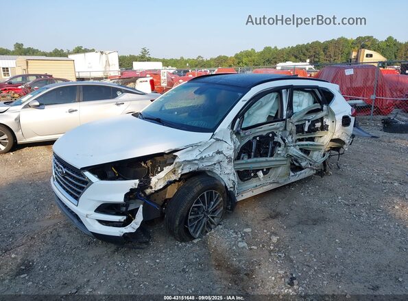 KM8J33AL2LU132322 2020 HYUNDAI TUCSON White Vista tres cuartos delantera izquierda