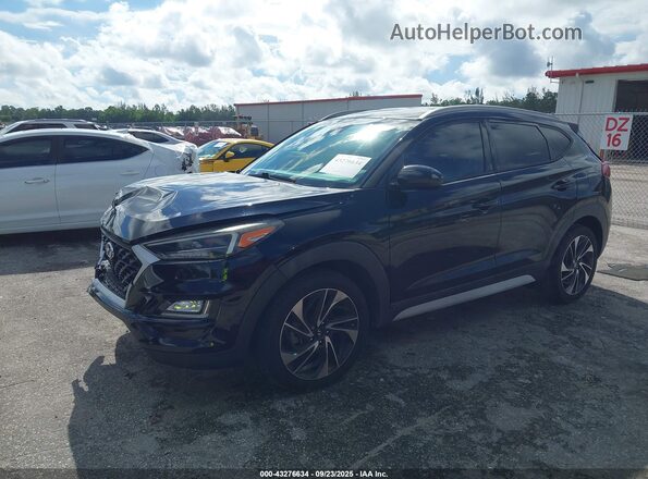 KM8J33AL8LU161257 2020 HYUNDAI TUCSON Black Vista tres cuartos delantera izquierda
