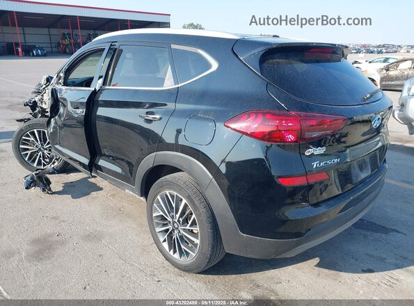 KM8J33ALXMU315596 2021 HYUNDAI TUCSON Black Rear left