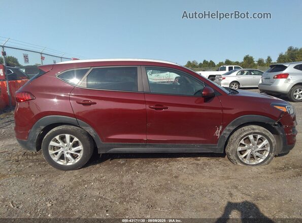 KM8J3CA45LU177179 2020 HYUNDAI TUCSON Red Вид задньої частини салону