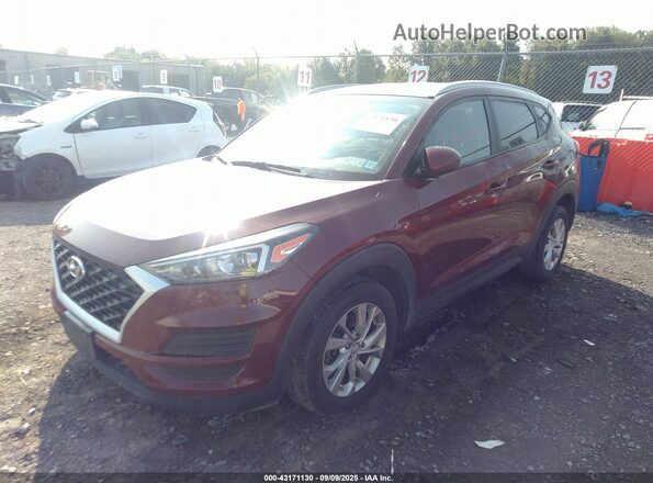 KM8J3CA45LU177179 2020 HYUNDAI TUCSON Red Передня ліва чверть