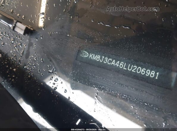 KM8J3CA46LU206981 2020 HYUNDAI TUCSON Blue Շարժիչի բաժամունքի տեսք