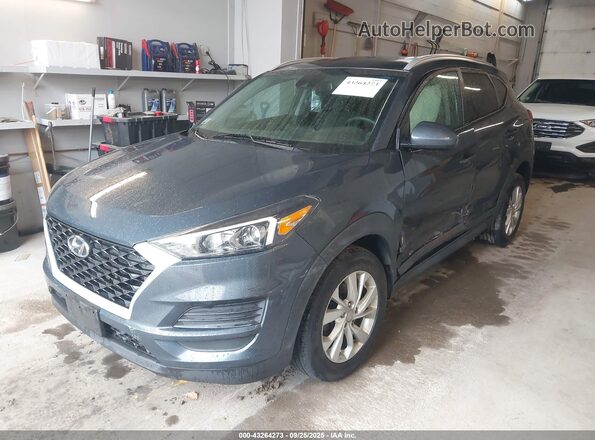 KM8J3CA46LU206981 2020 HYUNDAI TUCSON Blue Առջևի ձախ երեք քառորդ տեսարան