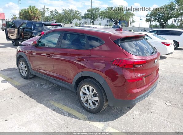 KM8J3CA48LU136223 2020 HYUNDAI TUCSON Red Trasero izquierdo