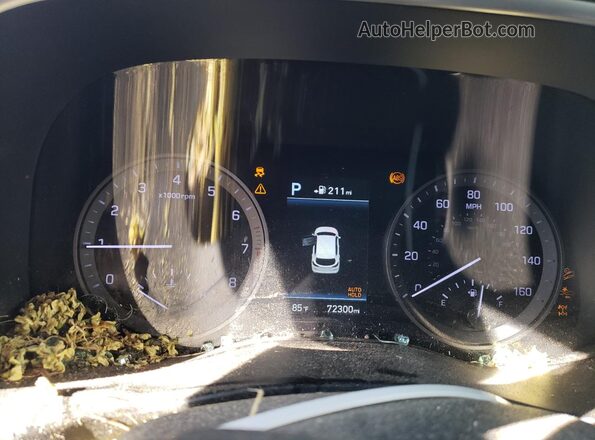 KM8J3CAL0LU093598 2020 HYUNDAI TUCSON Charcoal ხელსაწყოთა პანელის ხედი