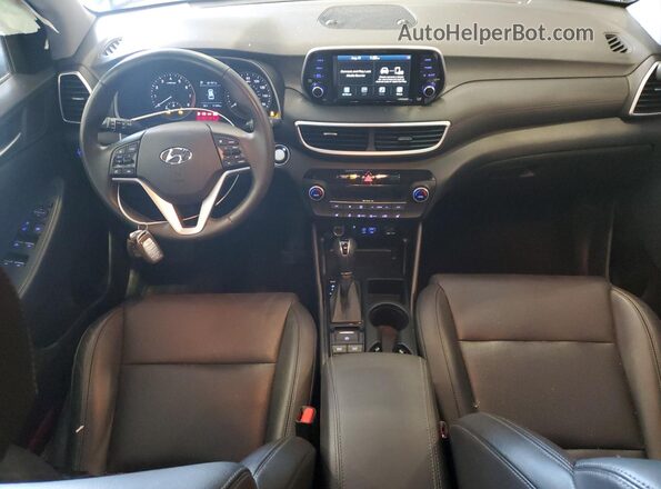 KM8J3CAL1MU284156 2021 HYUNDAI TUCSON Black Առջևի վահանակի տեսք
