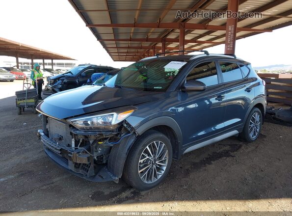KM8J3CAL3MU293585 2021 HYUNDAI TUCSON Gray Przód lewy