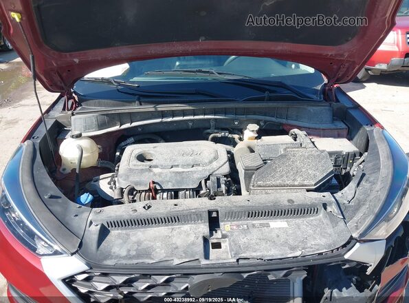 KM8J3CAL4KU917309 2019 HYUNDAI TUCSON Red Вид ззаду