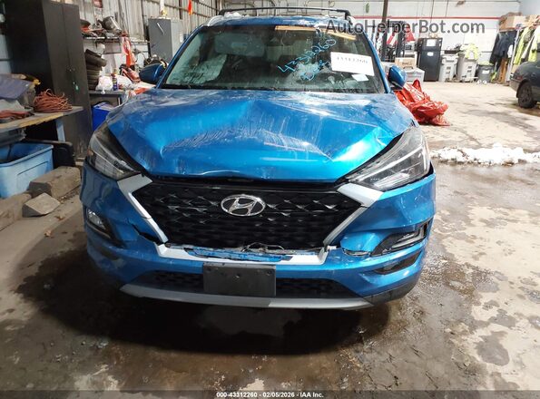 KM8J3CAL4LU206064 2020 HYUNDAI TUCSON Blue Դիմացի տեսք
