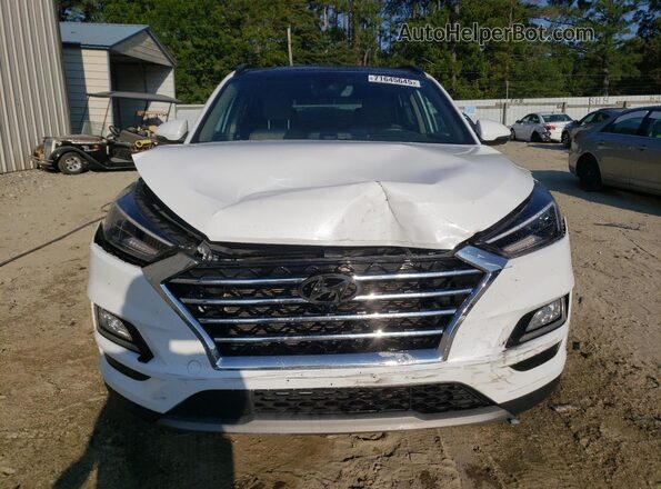 KM8J3CAL4MU300284 2021 HYUNDAI TUCSON White Vista frontal