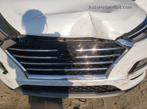 KM8J3CAL4MU300284 2021 HYUNDAI TUCSON White Vista del compartimento del motor