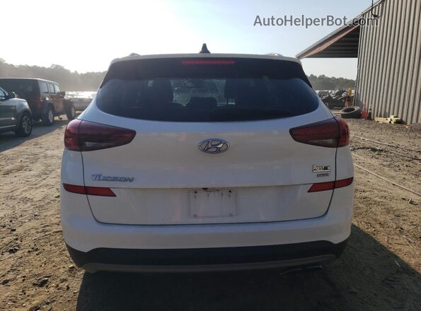 KM8J3CAL4MU300284 2021 HYUNDAI TUCSON White Vista trasera