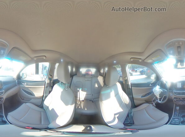 KM8J3CAL4MU300284 2021 HYUNDAI TUCSON White Vista interior de 360 grados