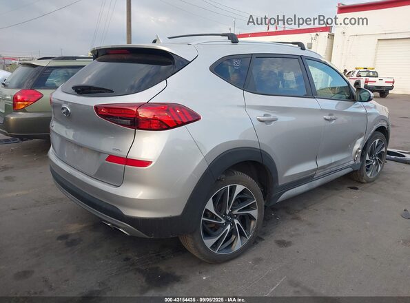 KM8J3CAL8MU314611 2021 HYUNDAI TUCSON Silver Trasero derecho