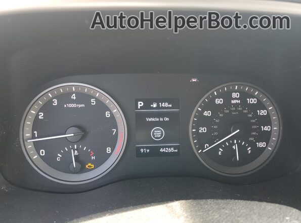 KM8J3CAL9MU320482 2021 HYUNDAI TUCSON Black Vista del cuadro de instrumentos