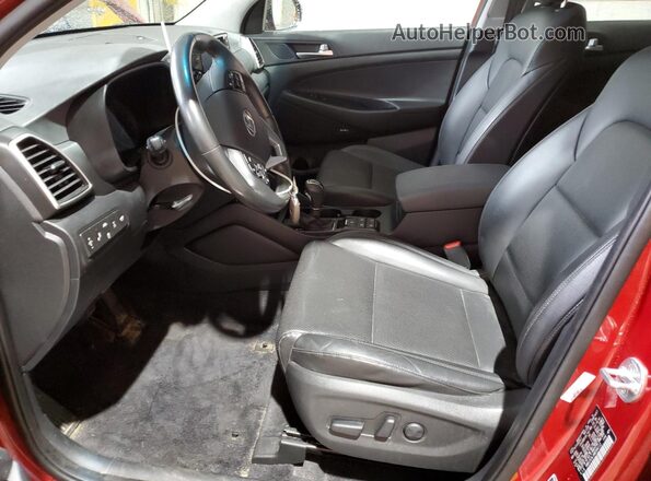 KM8J3CALXMU384112 2021 HYUNDAI TUCSON Red წინა სალონის ხედი