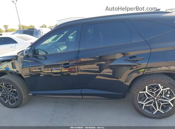 KM8JFCD12RU180882 2024 HYUNDAI TUCSON HYBRID Black Widok wnętrza 360 stopni